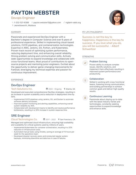 Image result for DevOps Engineer Resume