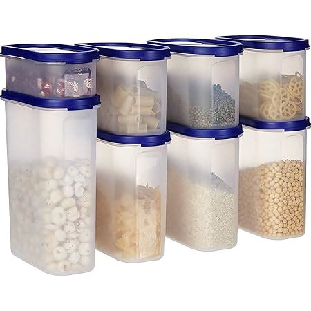 Buy Amazon Brand - Solimo Modular Plastic Storage Containers with Lid ...