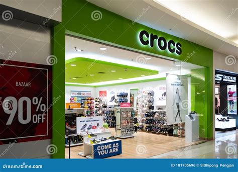 View of Crocs Front Store, a Company that Distributes and Once ...