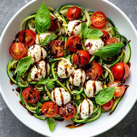 Caprese Zoodle Salad