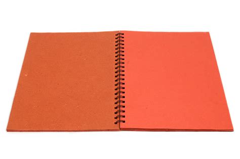 Buy Chattai Textured A4 Red Wiro Blank Page Notebook Online – Rickshaw ...