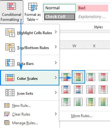 Image result for Excel Map with Different Colors