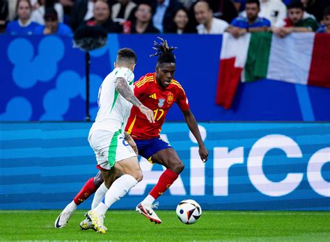 Spain 1-0 Italy: Riccardo Calafiori howler take La Roja to Euro 2024 ...