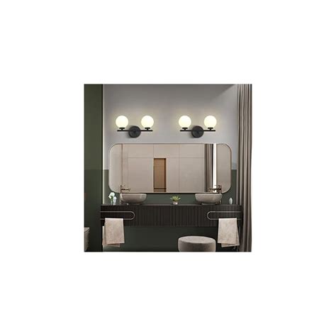 BOKT Mid Century Globe Glass Ball Wall Sconce Milky | Ubuy India