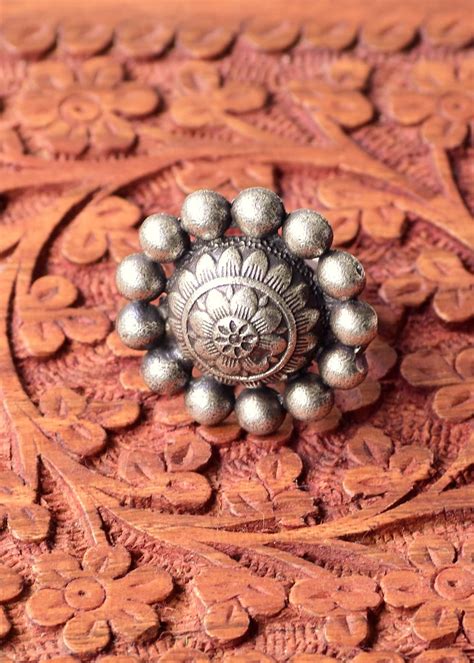 Get Silver Tone Adjustable Ring at ₹ 649 | LBB Shop