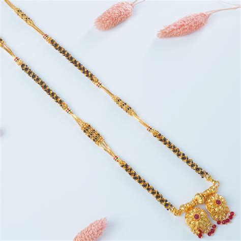 Buy Online 30 Inch One Gram Chain Mangalsutra Design With Fancy Vati P ...