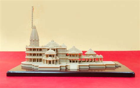 Ayodhya | Ram Mandir Model | 9" D x 6" W x 4" H – Indic Inspirations