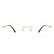 Titanium Golden Rimless Eyeglasses Frame