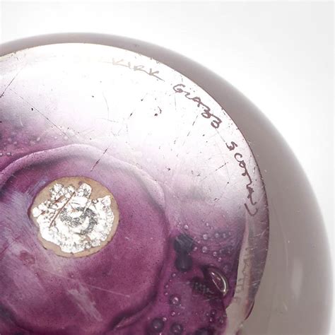 A Selkirk Glass Peter Holmes Limited Edition Mirage Paperweight 1984