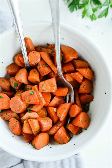 Easy Brown Sugar Glazed Carrots - Simply Scratch
