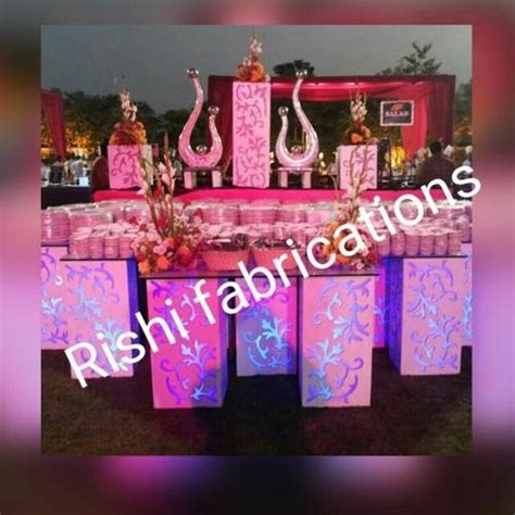 Acrylic Catering Counter - Acrylic Counter With Steel Framing ...