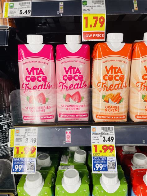 Vita Coco Treats Drinks as low as 99¢! - Kroger Krazy