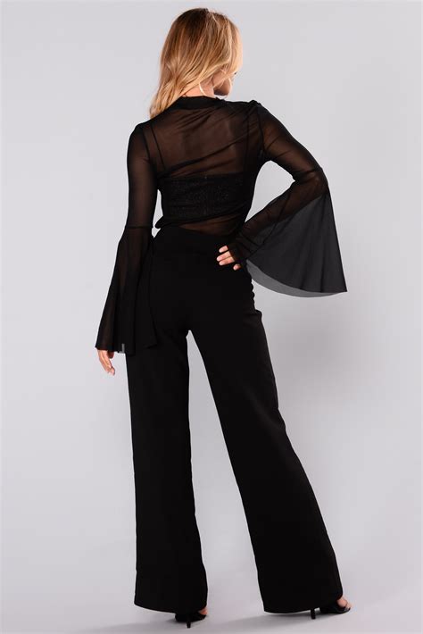 Josie Wide Leg Dressy Pants - Black – Fashion Nova