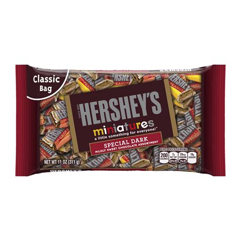 Hershey's Miniatures Special Dark Chocolate Candy, 11 Oz. - Walmart.com