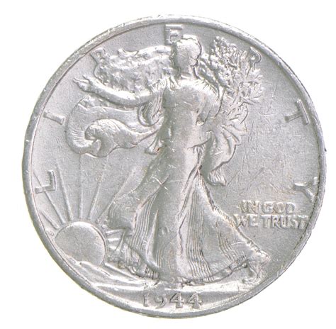 1944-S Walking Liberty 90% Silver US Half Dollar | Property Room