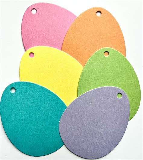 Paper Easter Egg Shape, Easter Egg Paper Shape,easter Egg Die Cuts ...