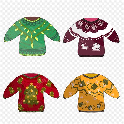 Ugly Christmas Sweaters Clipart Transparent PNG Hd, Ugly Christmas ...