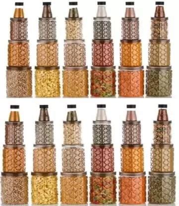 MAHADEV ENTERPRISE Pack of 48 Pc Jar (GRAY, 150 ml-12 Jar, 350 ml ...