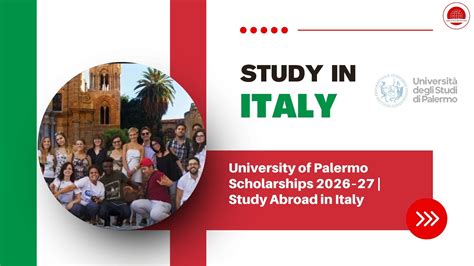 University of Palermo Scholarships 2026–27 in Italy | Study Abroad in ...
