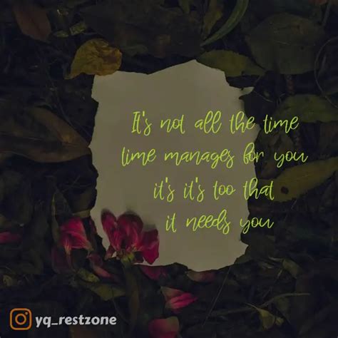 It's not all the time ti... | Quotes & Writings by OumAli Jol | YourQuote