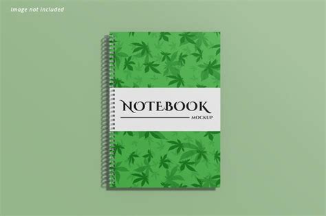 A5 spiral notebook mockup | Premium PSD