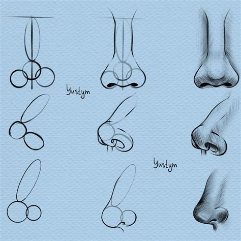 Illustration | Nose drawing, Easy drawings, Drawing tutorial