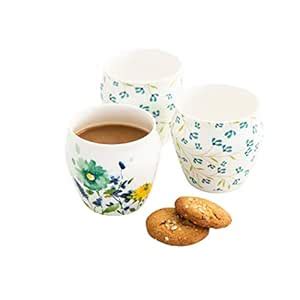 Buy Home Centre Mandarin Printed Kulhad - Set of 3 Online at Low Prices ...