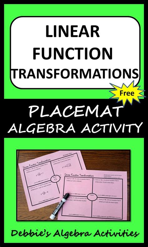 Image result for Linear Function Transformations