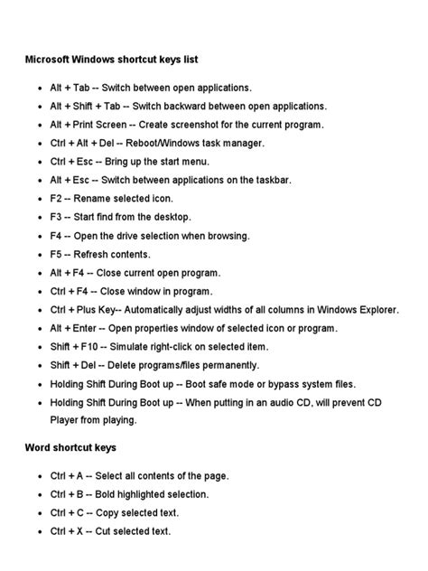 Image result for Windows Key Function List