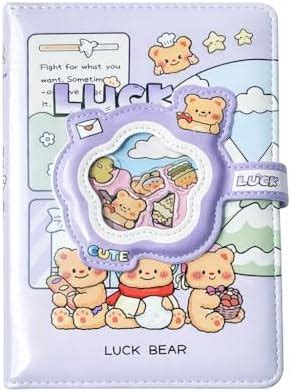 Parshya Cute Bear Magnetic Lock Diary for Girls | Kawaii Journal ...