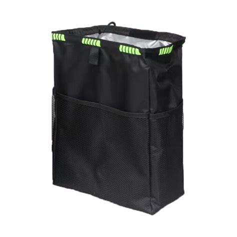 Nmdmisc Hanging Car Trash Can with Storage Pockets,Waterproof Leakproof Oxford Auto Garbage Bag ...