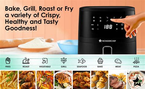 Neo Pro Digital Air Fryer | 4.5L | 1300W | Rapid Air Technology | 10 P ...