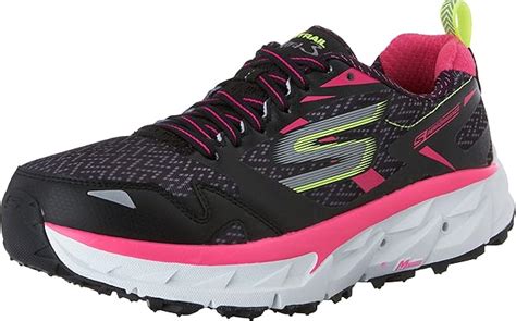 Buy Skechers Women's Go Trail Ultra 3 Black and Hot Pink Trail Running ...