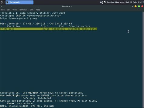 TestDisk Step by Step Guide 的图像结果