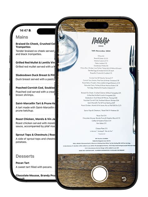 Image result for Server Explaining Menu