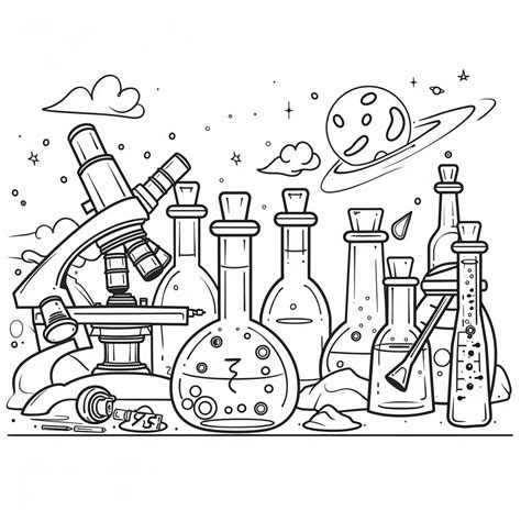 Science Coloring Pages For Kids Printable