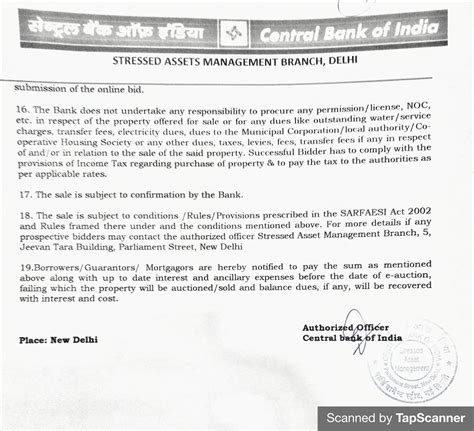 Properties available for Auction | Central Bank of India