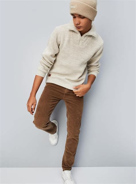 Buy Boys Heavy Knit High Neck Sweater Online at just Rs. 999.0 ...