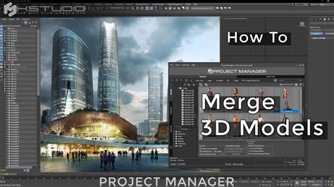 How to Merge 3D Models to 3Ds Max using Project Manager