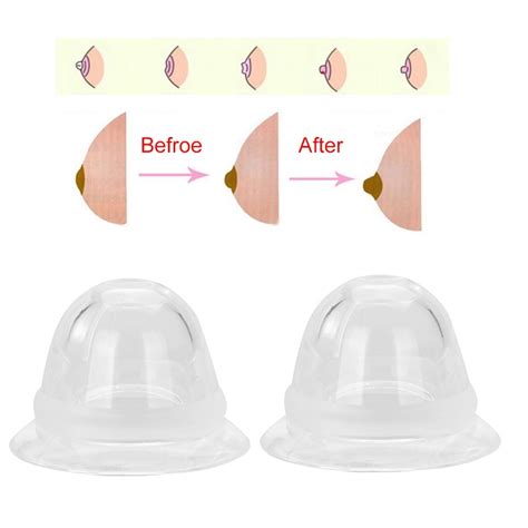 Mgaxyff Nipple Enlager,1 Pair/Set Silicone Nipple Corrector Nipple Pullers for Flat Inverted ...