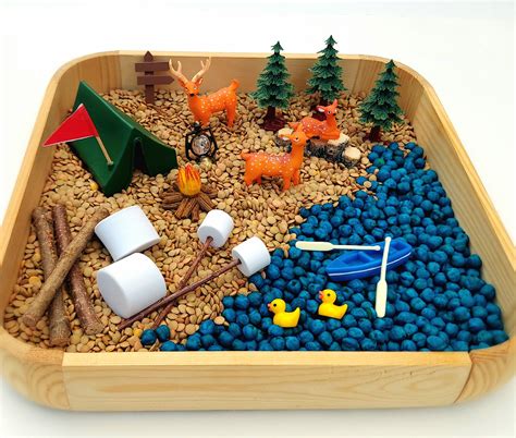 Sensory Bin Camping Sensory Bin Sensory Kit Sensory Bin - Etsy