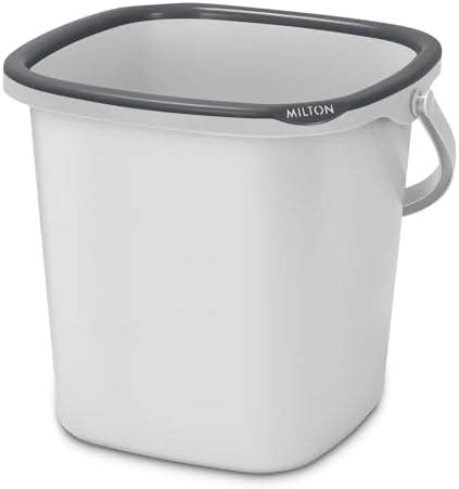 Milton Swish Plastic Bucket with Handle, 25 litres, Marine Grey | Home ...
