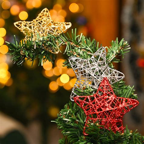 Christmas Decoration (White & Golden, Set Of 6 Pcs)- VON CASA – MARKET99