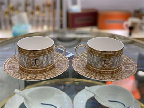 Купить чайная пара Hermes LUX-45961 - цена в интернет-магазине в Москве