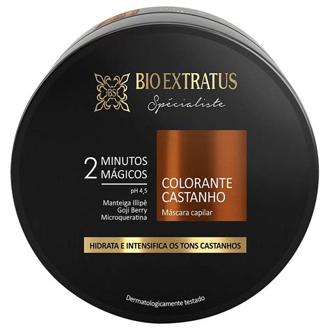 Buy Bio Extratus - Linha Specialiste - Mascara Colorante Castanho 250 ...