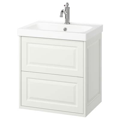 TÄNNFORSEN / ORRSJÖN wash-stnd w drawers/wash-basin/tap, white ...