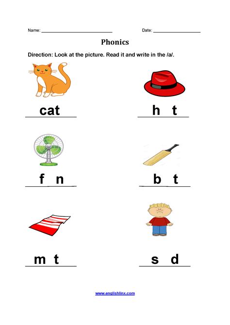 Phonics Worksheets | Printable Phonics, Vowels, and Consonants Activities