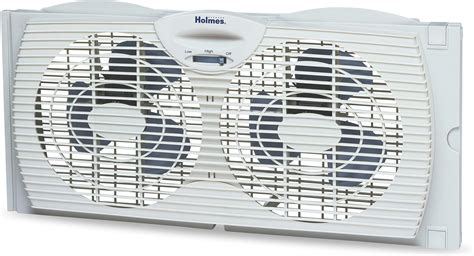 Amazon.com: shinic Window Fan with Reversible Airflow Quiet, Twin 9 ...