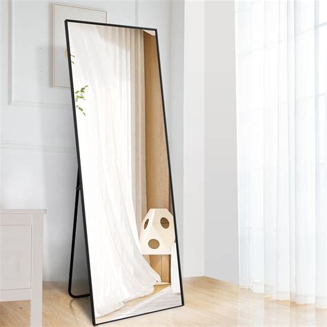 Buy GLSL Length Mirror 58x18 Large Body Floor Mirrors Standing Hanging ...