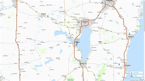 Oshkosh, Wisconsin Map